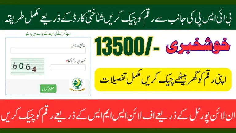 BISP 8171 13500 Payment