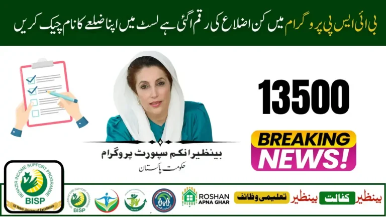 BISP 13500 Payment Check