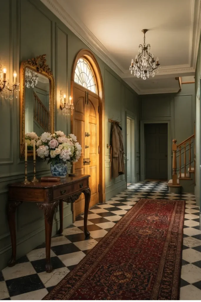 Add Old-World Charm with a Classic English Manor Entryway