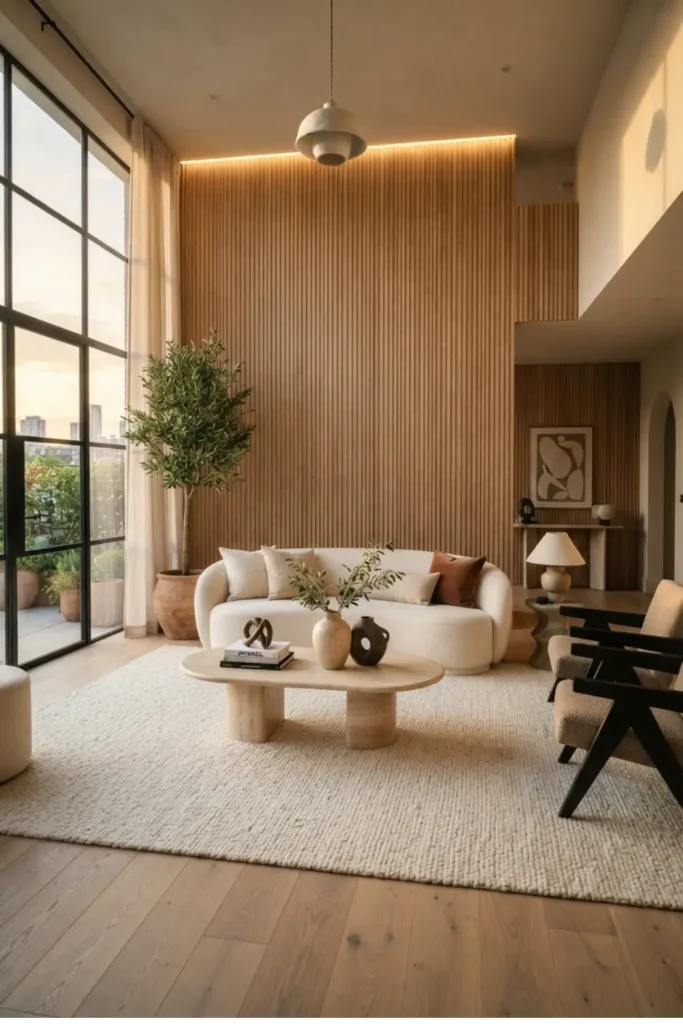 Add Sophistication with Fluted Wood Wall Panels