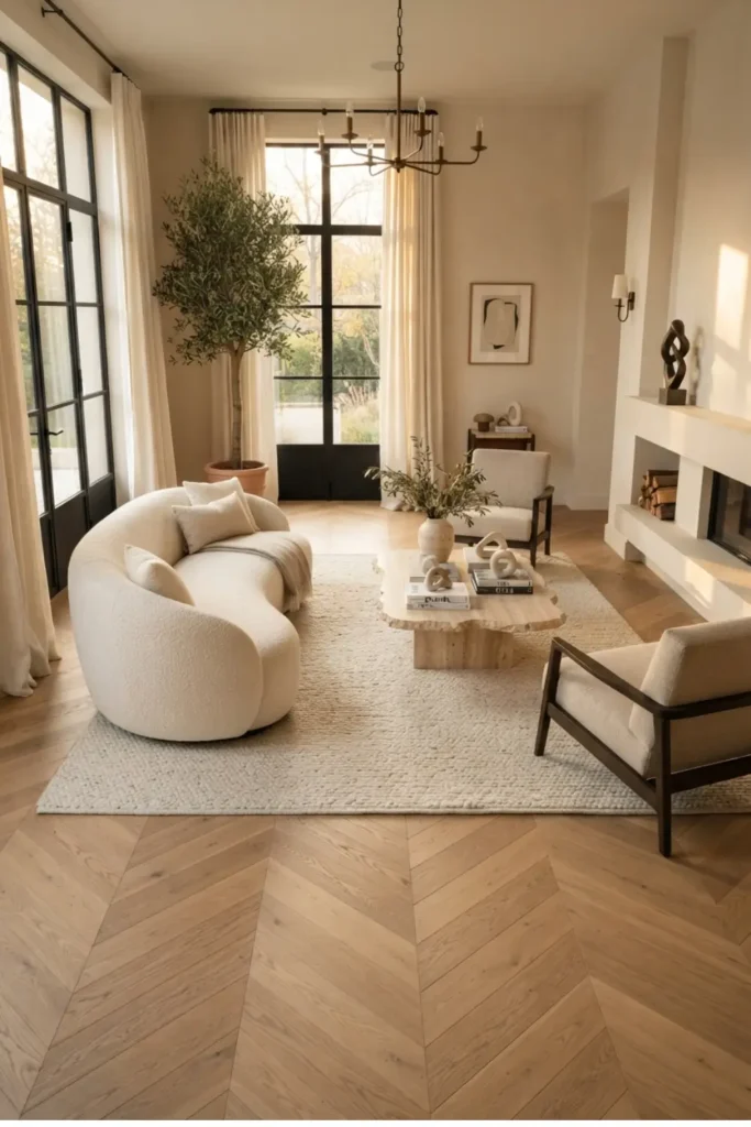 Add Timeless Elegance with Herringbone Wood Flooring