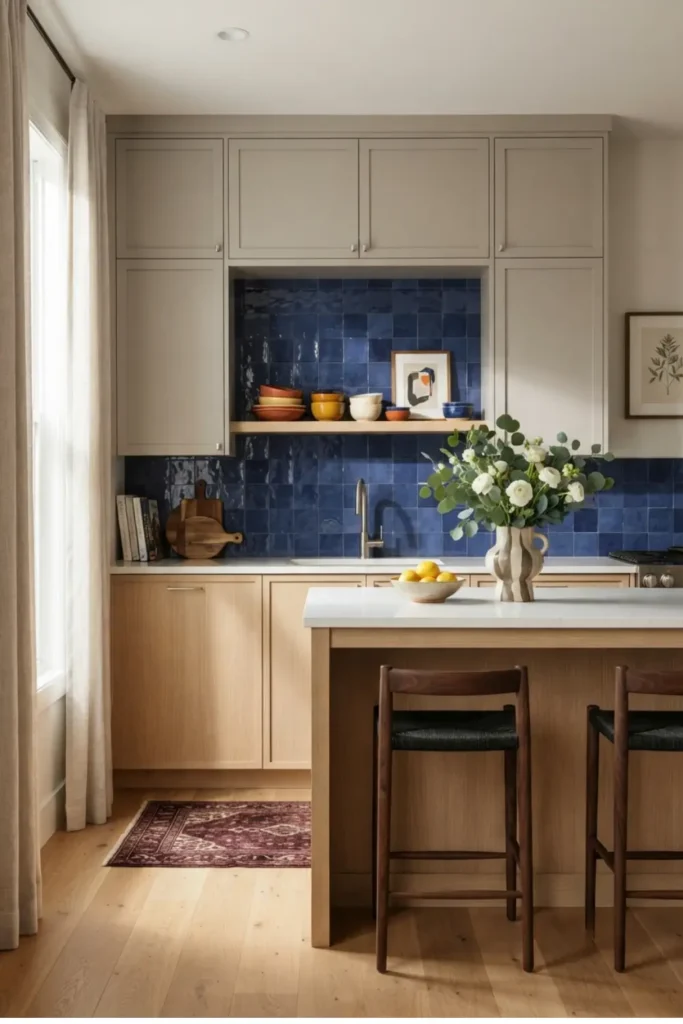 Add a Colorful Tile Backsplash