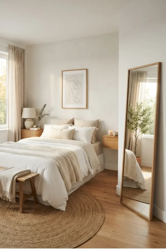 Add a Large Mirror to Create the Illusion of Space