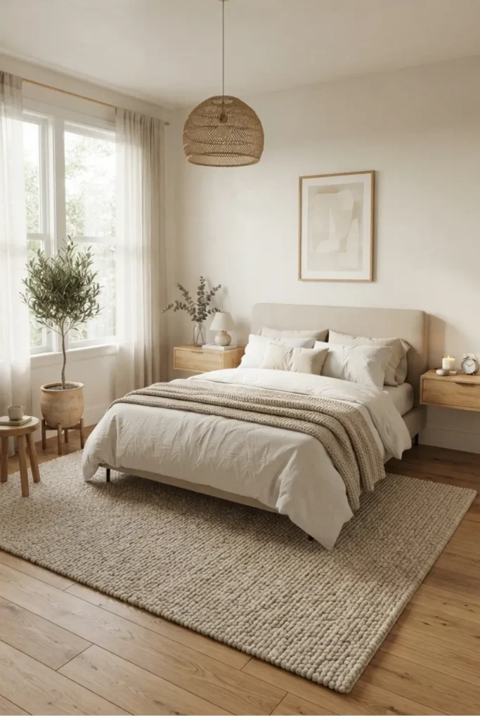 Add a Soft Area Rug for Warmth and Style