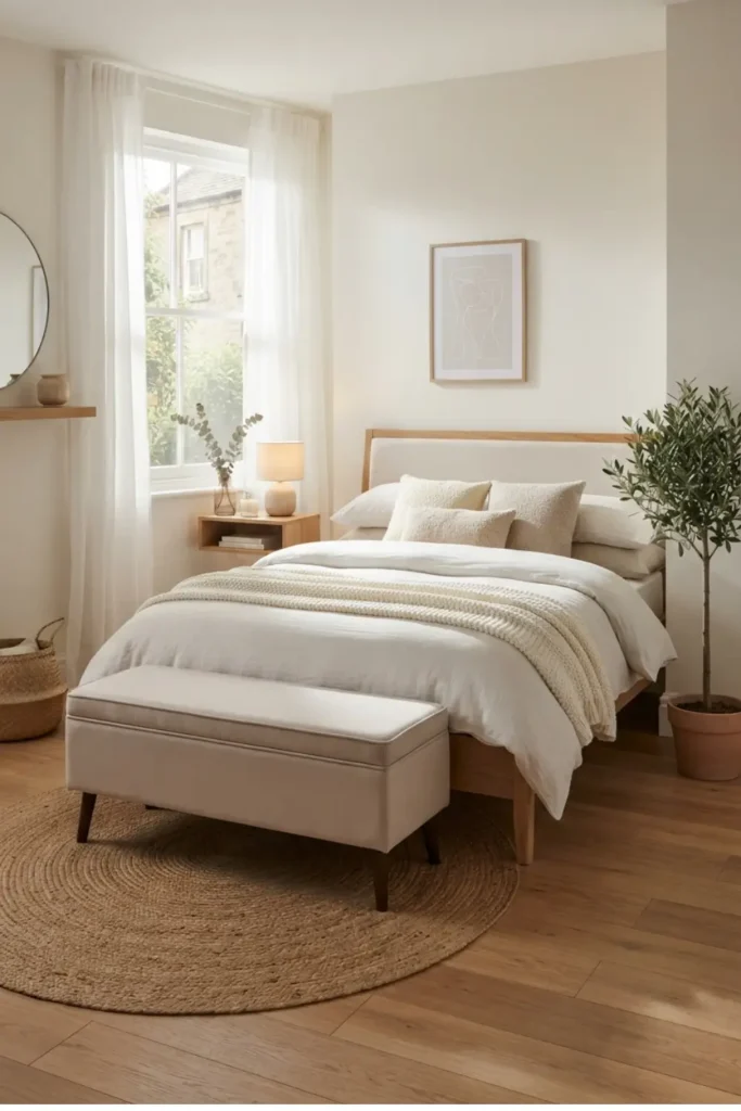 Add a Stylish Bench at the End of the Bed