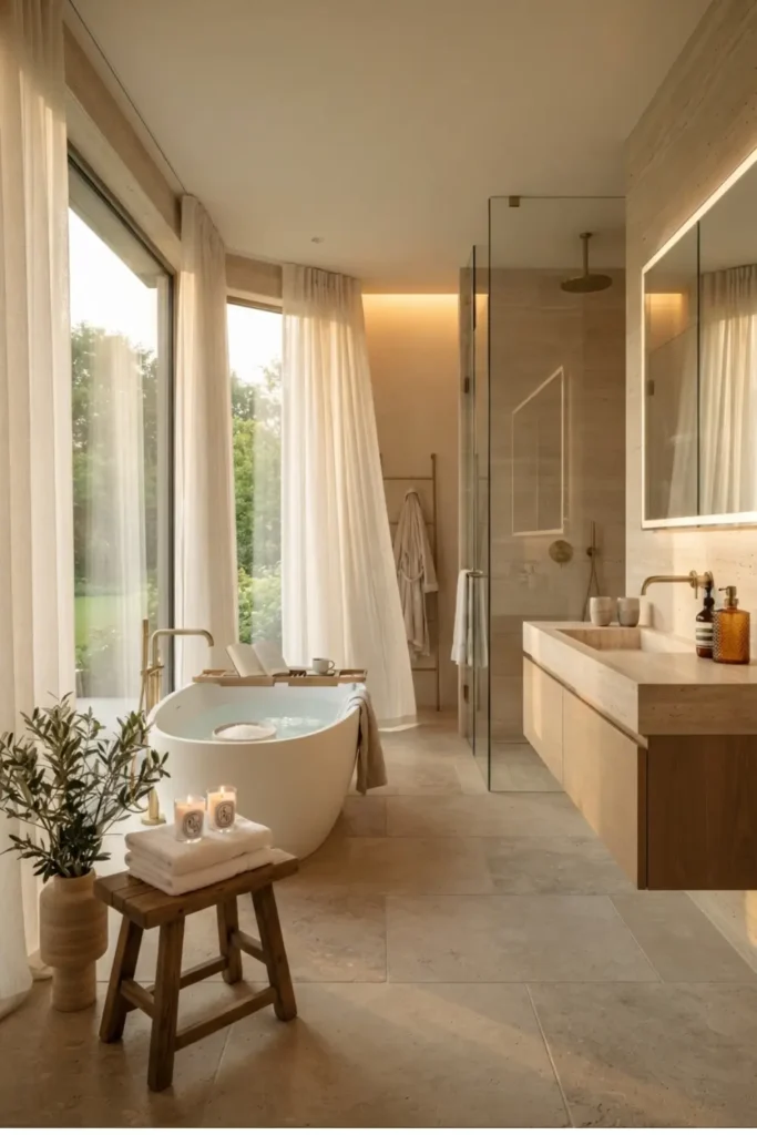 Add a Touch of Elegance with Floor-to-Ceiling Linen Curtains