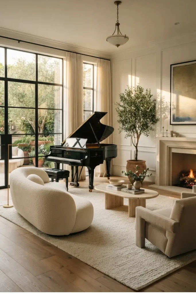 Add a Touch of Luxury with a Grand Piano Corner
