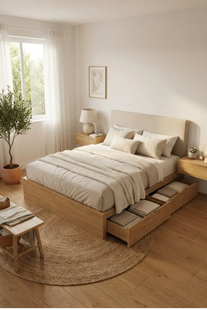 Choose a Bed with Built-In Storage