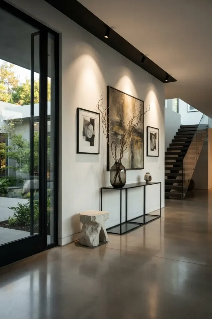 Create a Gallery-Style Entryway with Museum Lighting
