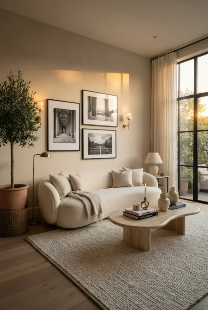 Create a Gallery Wall with Oversized Black-and-White Photography