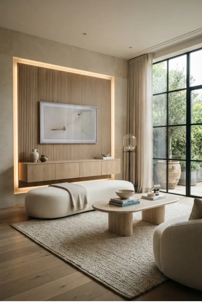 Create a Luxury Look with a Floating Media Wall