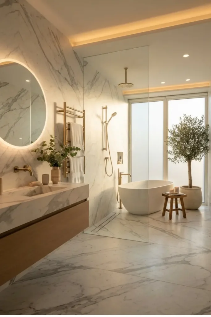 Create a Luxury Spa Experience with an Open Wet Room
