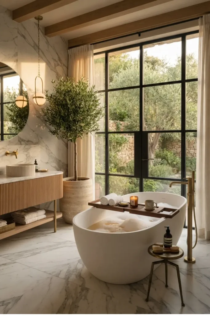 Create a Spa-Like Retreat with a Freestanding Bathtub