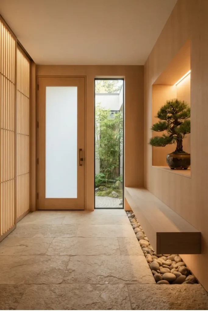 Design a Japanese Zen Entryway for Peaceful Luxury
