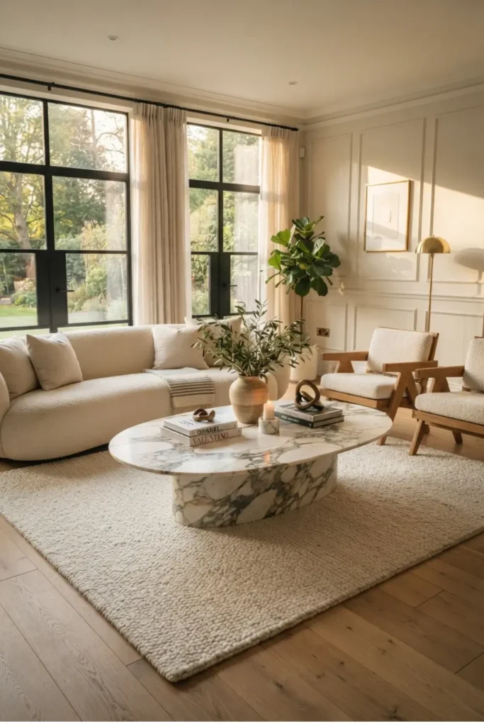 Design a Luxe Look with a Marble Coffee Table