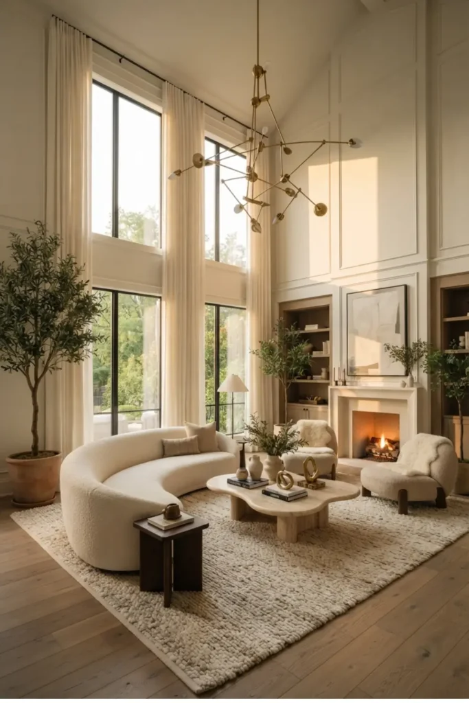 Elevate Your Living Room with a Double-Height Ceiling