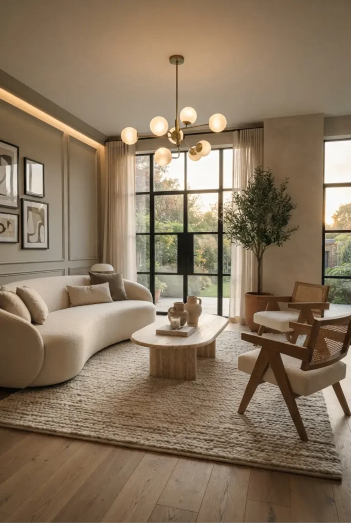 Elevate the Ceiling with a Sculptural Chandelier