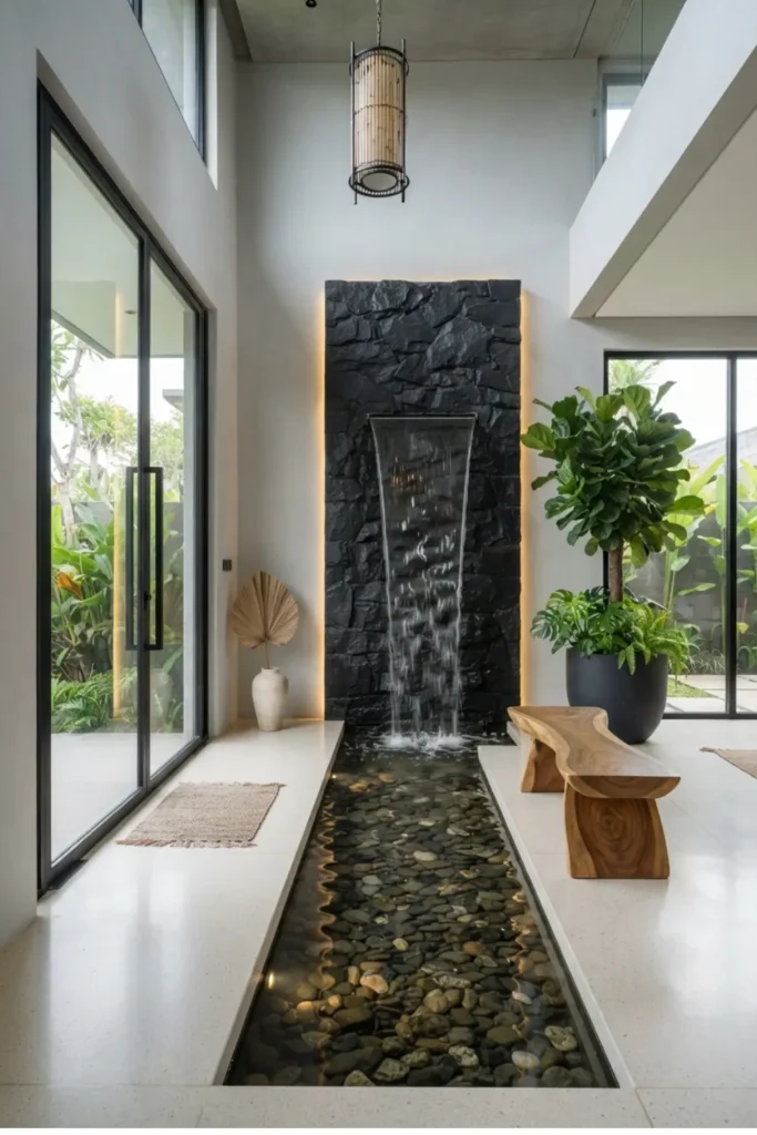 Make It Unforgettable with a Water Feature Entryway