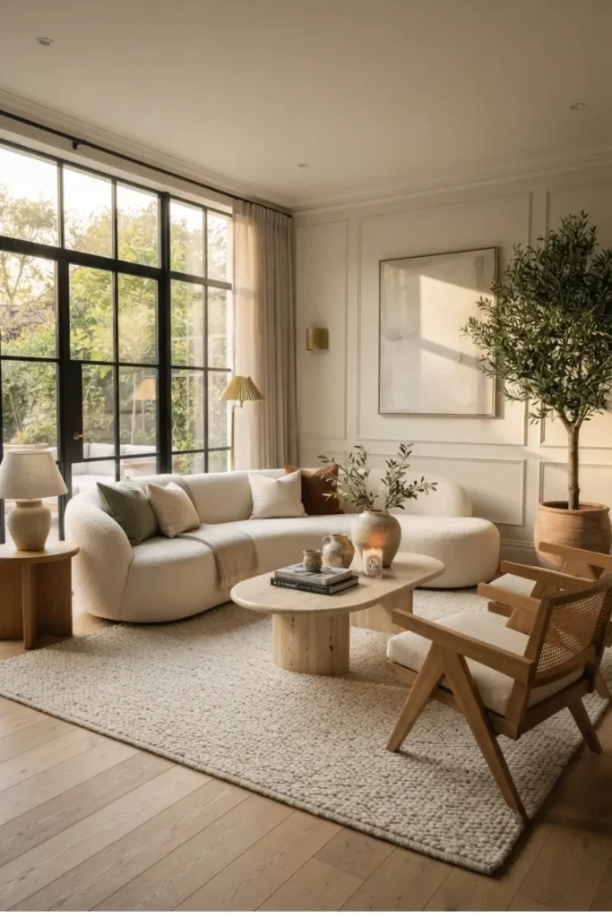 Make a Statement with a Curved Sofa